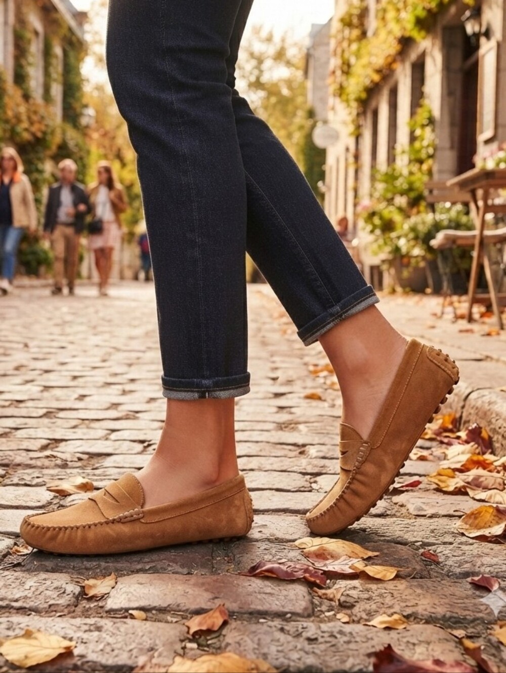 Tahari Classic Suede Driving Loafers